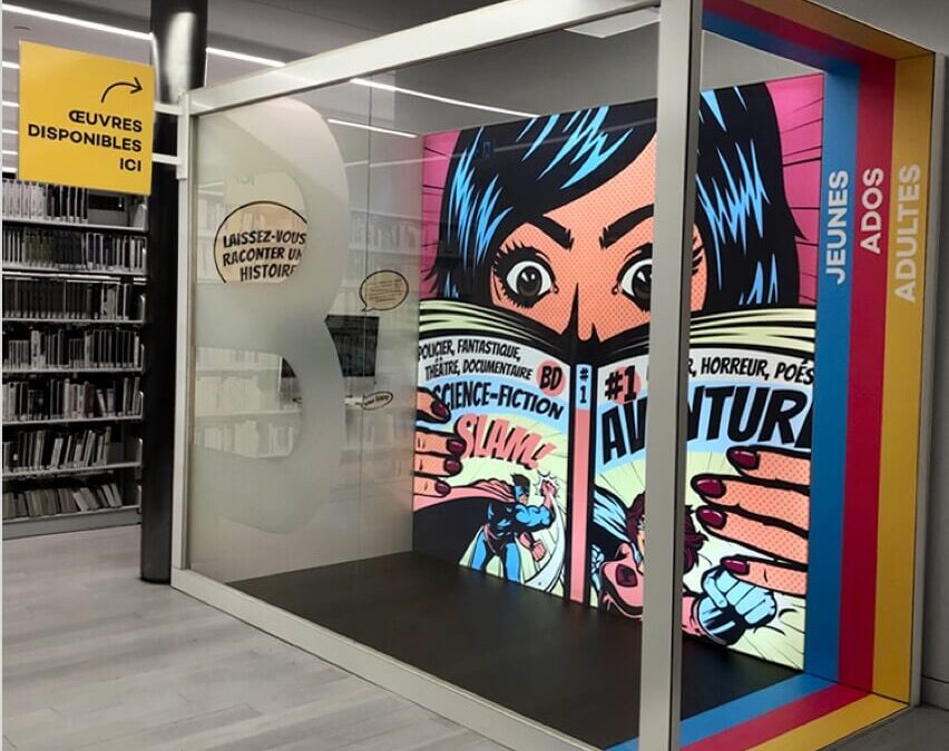 Expérience interactive : la Bibliothèque de Drummondville et sa cabine à histoires